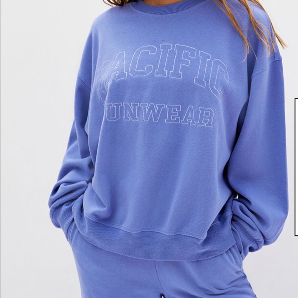 Purple pacsun crew neck